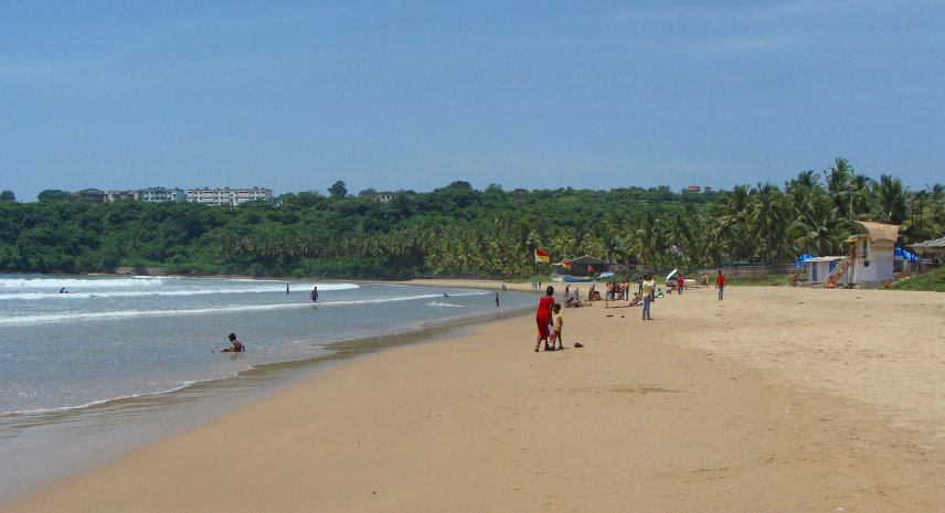 2. Calangute Beach